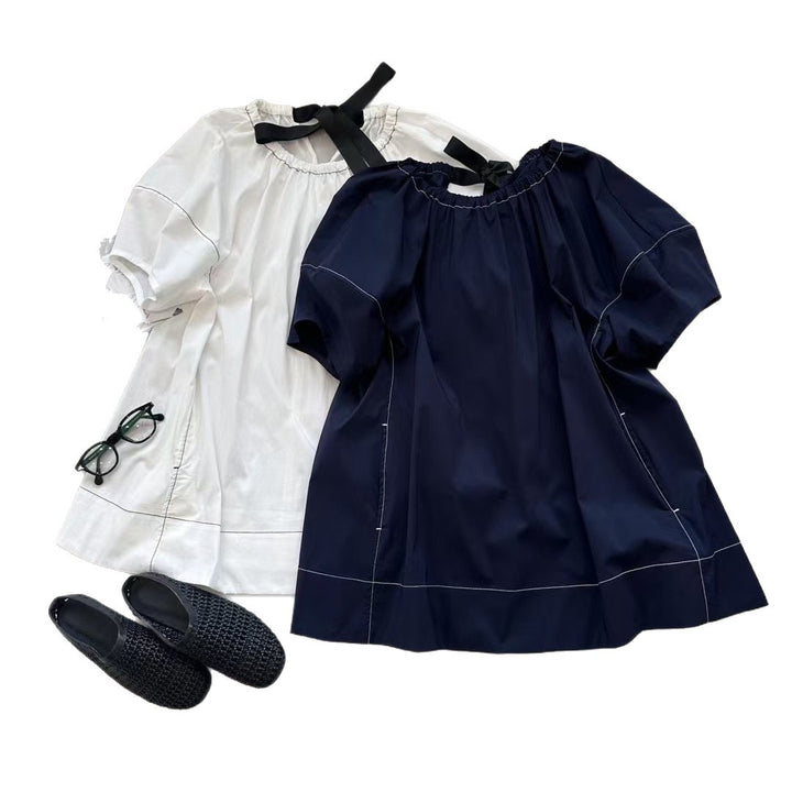 Femme Elegante Puffærmer Bluse Stilla