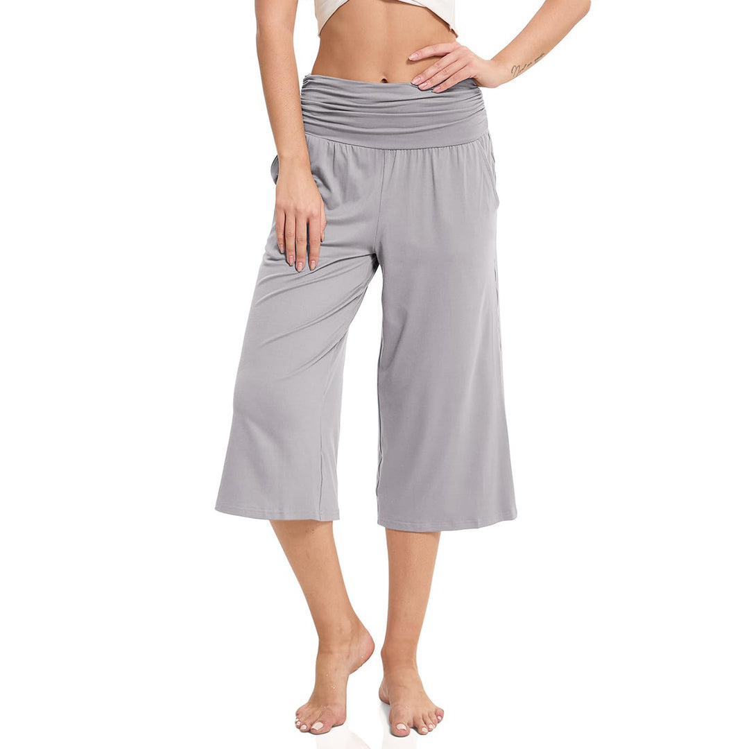 Dame Elegant og komfortabel Culotte-bukser med høj talje Stilla