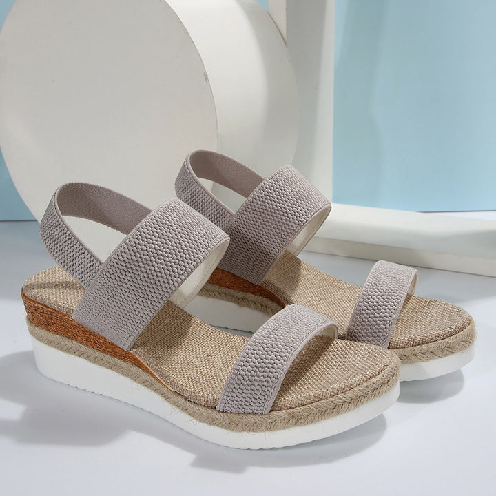Dame Wedge-sandaler med åndbart overflade og skridsikker sål Stilla