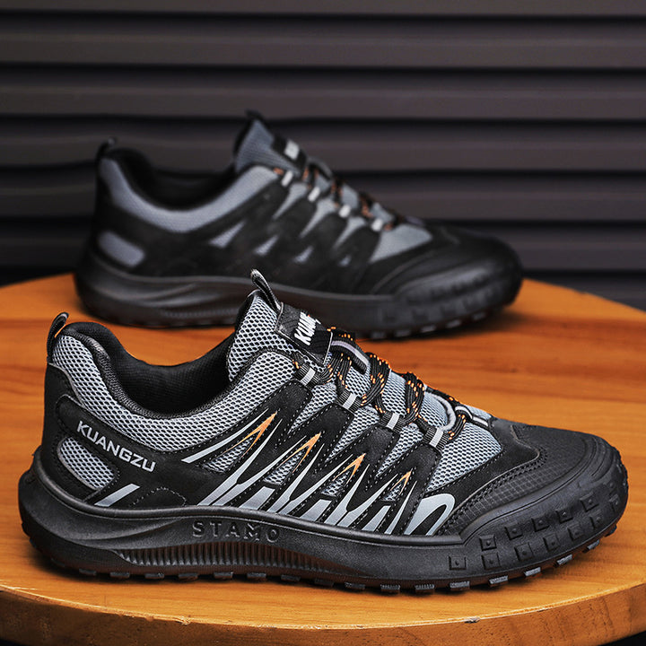 Herrer Multifunktionelle Outdoor-Sneakers med slidstærkt overmateriale og skridsikker sål Stilla