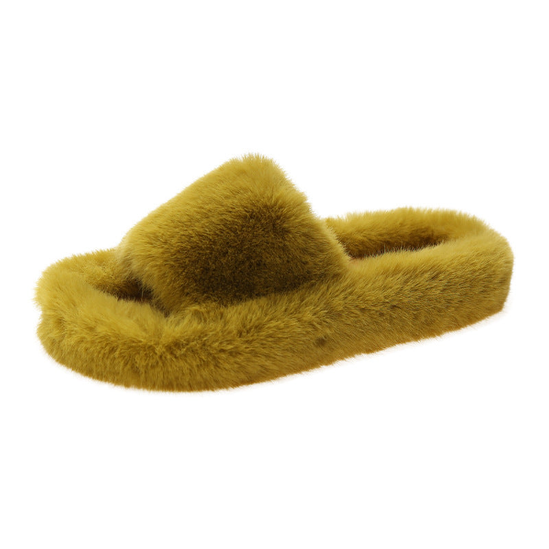 Dame Fluffy Hjemmesko med blødt Plys og ergonomisk Fodbed Stilla