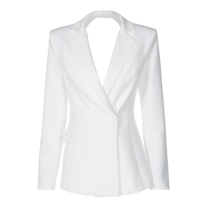 Damer Elegant Blazer med tætsiddende snit og skulderpuder Stilla