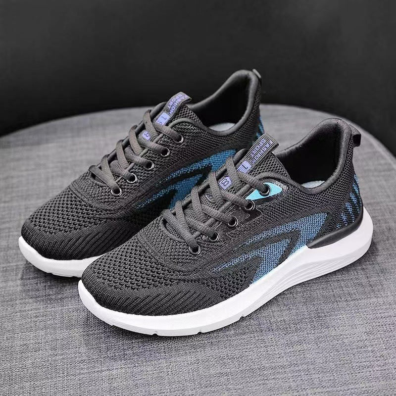 Herrer løbe- og fritidssneakers med åndbare mesh-overflade og fleksibelt såleprofil Stilla