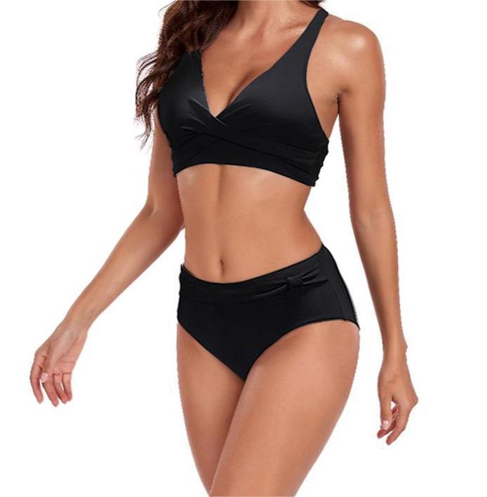 Dame bikini sæt med innovativ gradient skovæ