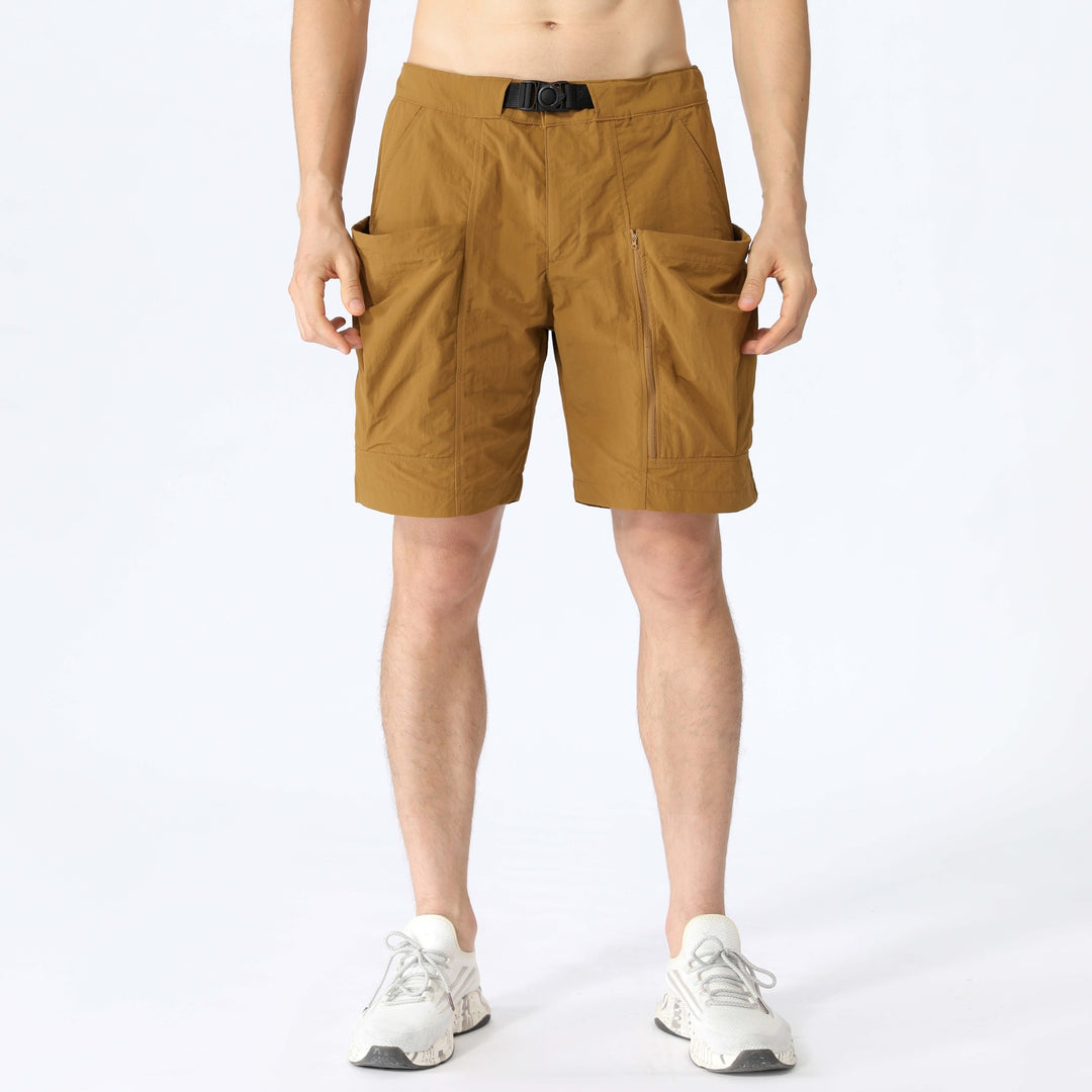 Herre Multifunktionelle Trekking-Shorts med praktiske lommer og justerbar talje Stilla