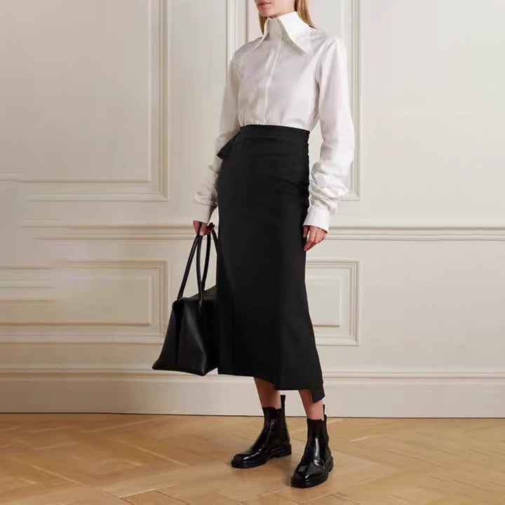 Kvinders elegante blyantskirt med raffinerede detaljer Stilla