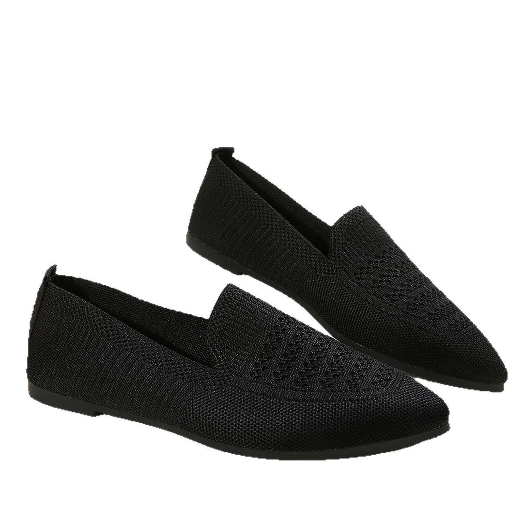 Dame Slip-ons med åndbart strikkemateriale Stilla