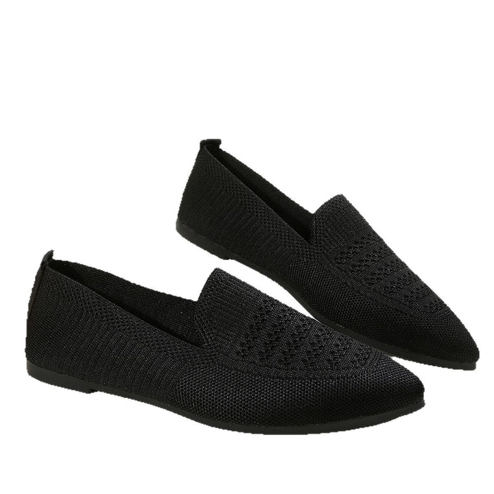 Dame Slip-ons med åndbart strikkemateriale Stilla