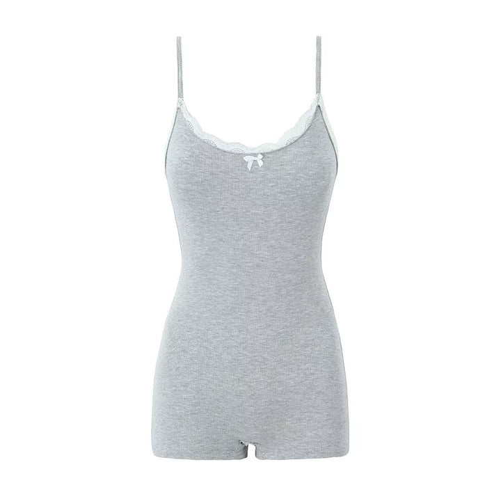Dame Neckholder Bodysuit med spidse accenter og justerbare stropper Stilla