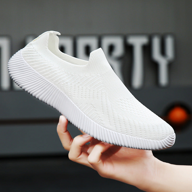 Unisex nan ultralet slip-on sko i fine strik med anatomisk komfortfodseng og ribbet fleksibel sål Skovae