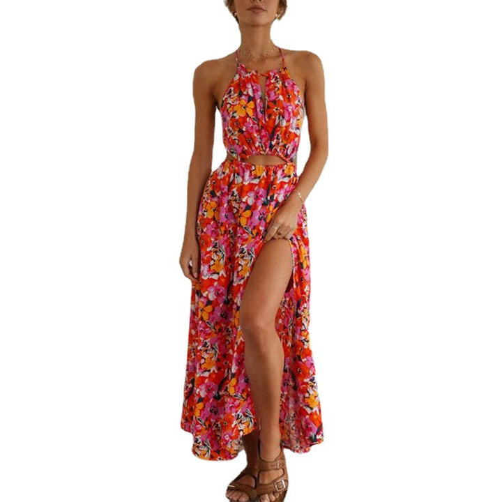 Dame Maxi Kjole med Blomsterprint Stilla