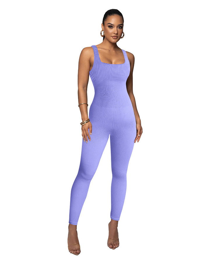 Dame Figurtilpasset Strik-Jumpsuit Stilla