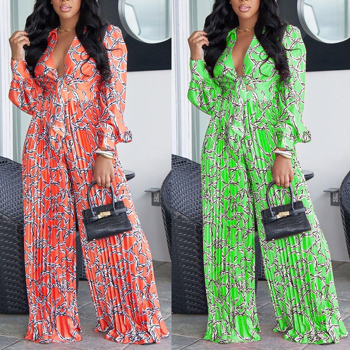 Dame Lækker Jumpsuit med Cut-Out-detaljer og bredt ben Stilla