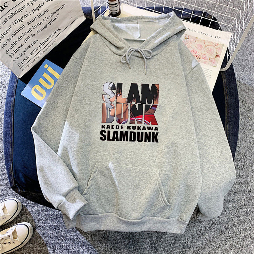 Kvindernes hoodie med kreativt Slam Dunk motiv Skovae