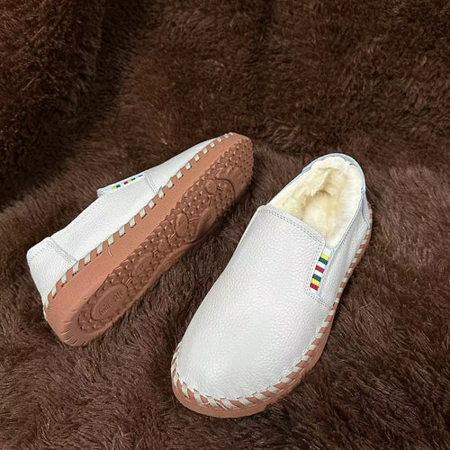 Femme Komfortable Læder Slippers Stilla