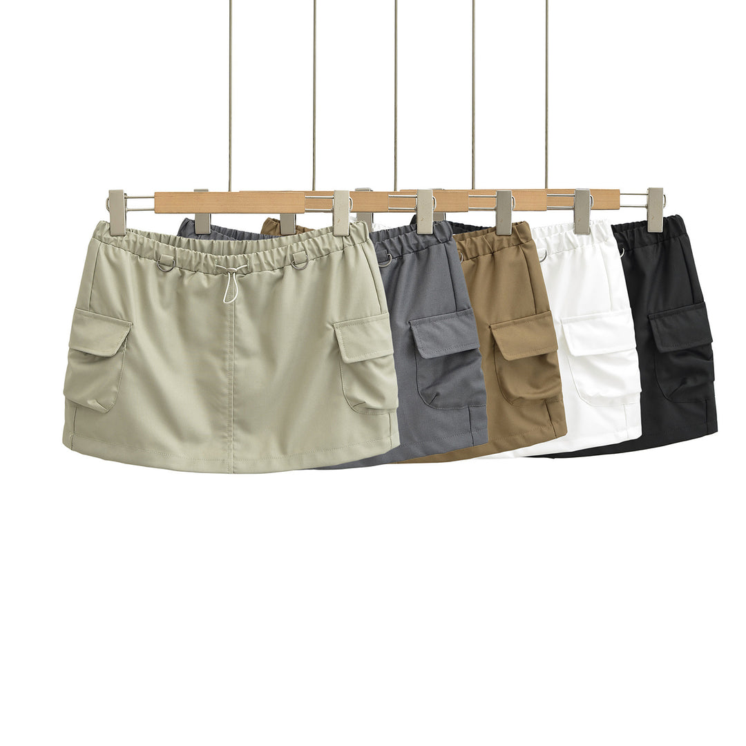 Dame Cargo-shorts med elastisk talje og praktiske sidelommer Stilla