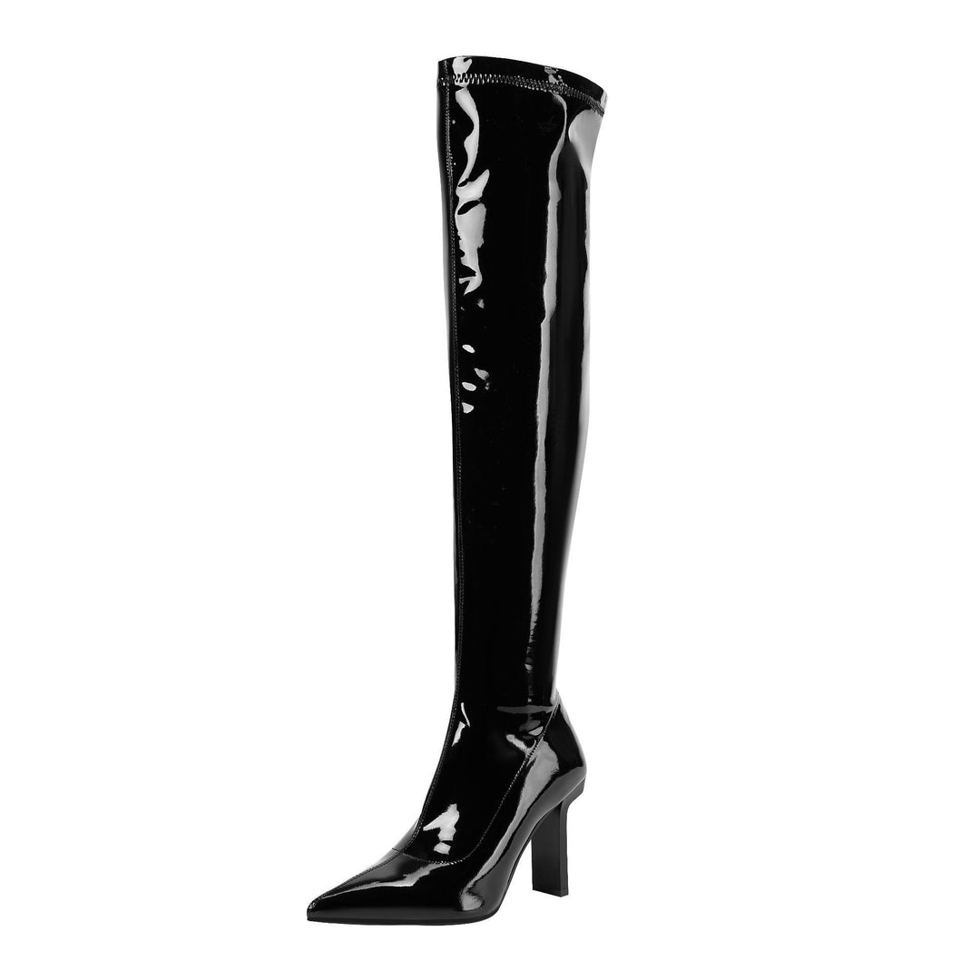 Femme Over-the-Knee Lacklæder Stiletter Stilla