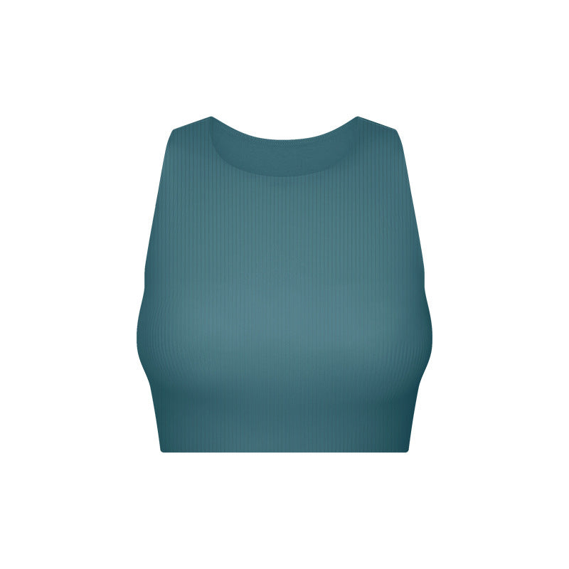 Stilla | Rib Turtleneck Sports Bra Høj Styrke, Stødabsorberende, Øvre Støtte