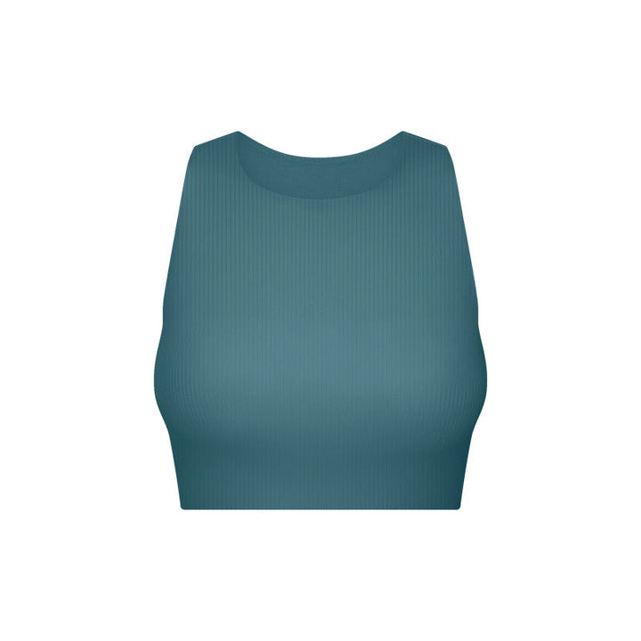 Stilla | Rib Turtleneck Sports Bra Høj Styrke, Stødabsorberende, Øvre Støtte