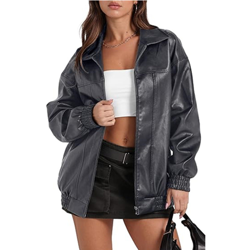 Dame casual overgangsjakke med elastiske manchetter og moderne snit Stilla