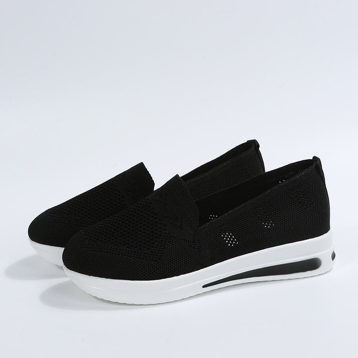 Dame åndbare Slip-On Sneakers med komfortsål Stilla