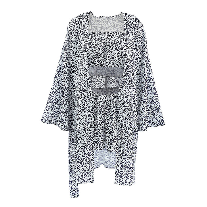 Dame loungewear-sæt med dyreprint og afslappet design Stilla