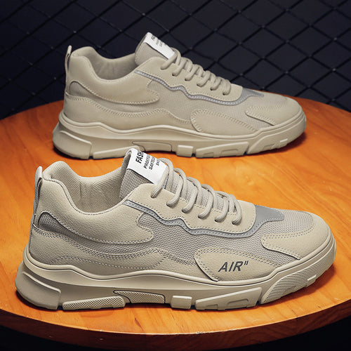 Herre Sporty Sneakers med åndbar struktur og skridsikker sål Stilla