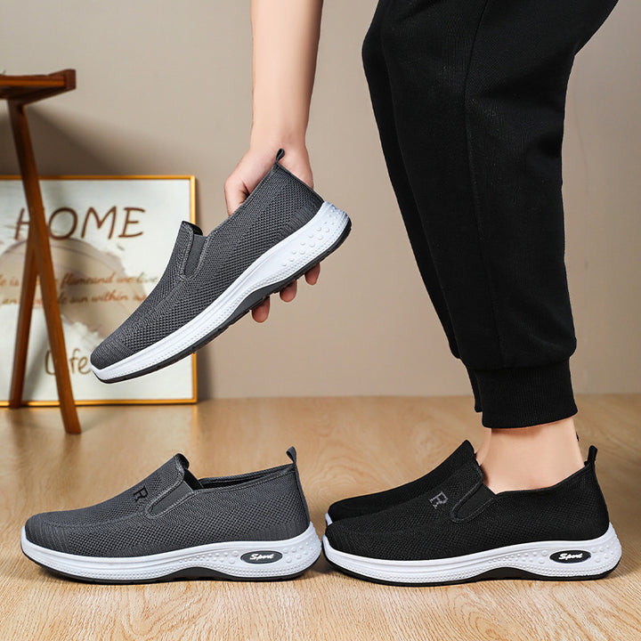 Dame Åndbare Slip-On Sneakers med skridsikker sål og elastisk indgang Stilla