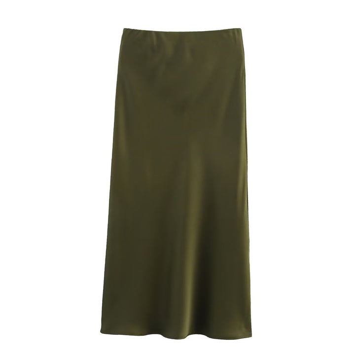 Dame lang satin skirt Skovae