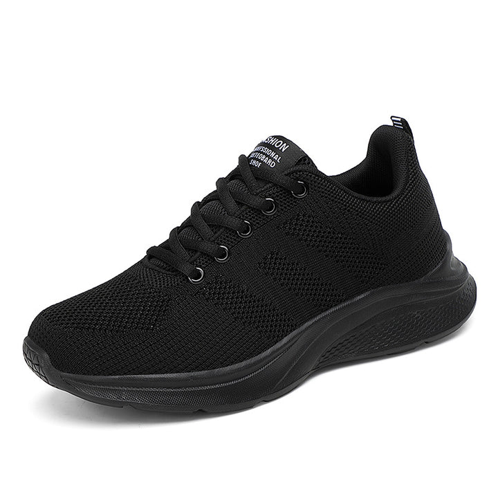 Dame nan let strik-fitness sneakers med sømløst overmateriale, adaptiv EVA-dæmpning og ergonomisk hælpolstring Skovae