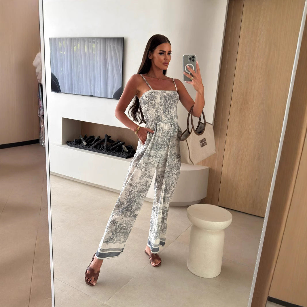 Dame jumpsuit med afslappet snit Stilla