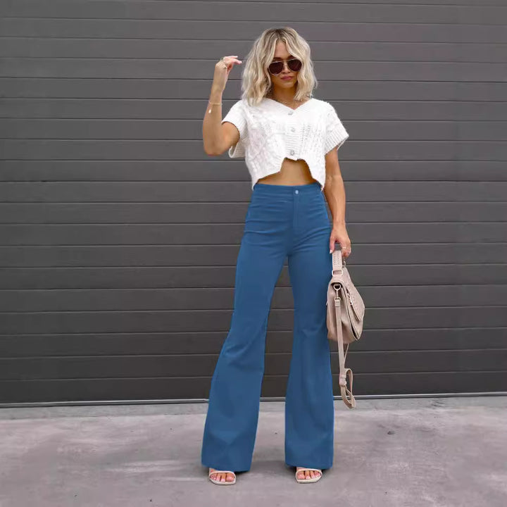 Dame Høj Talje Flared Jeans Stilla