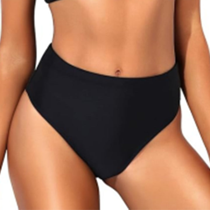Dame bikini sæt med høj skæring og sportsligt design Stilla