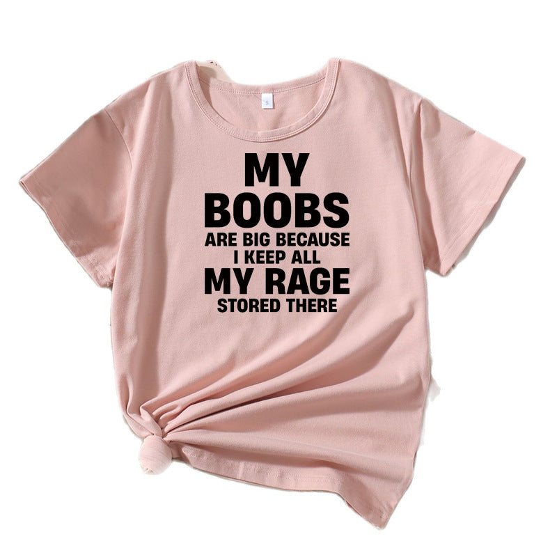 Dame Iøjnefaldende Statement Grafik T-Shirt Stilla