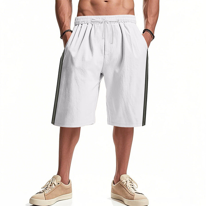 Herrer afslappede sportshorts med sidebånd Stilla
