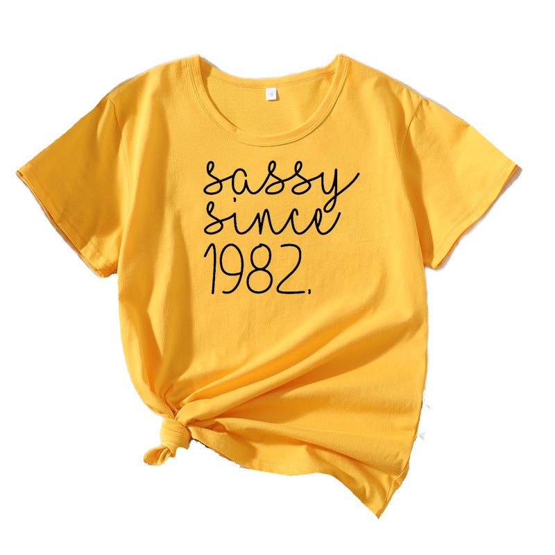 Dame Sassy Statement Grafik T-Shirt Stilla