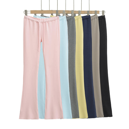 Dame Sporty Flared-bukser med elastisk talje og justerbar snor Stilla