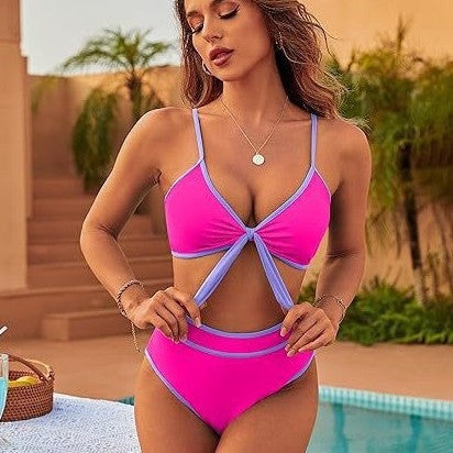 Dame højtaljede cut-out bikini sæt Stilla 1750840290