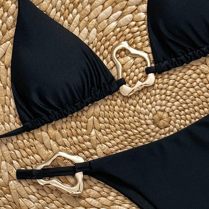 Dame Triangle Bralette Bikini Sæt Stilla