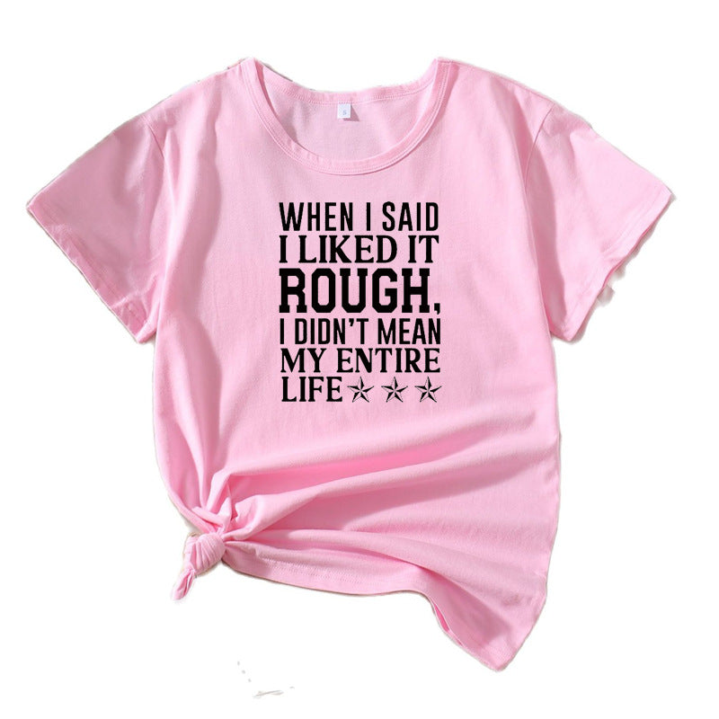 Dame Fritids Slogan Top Stilla