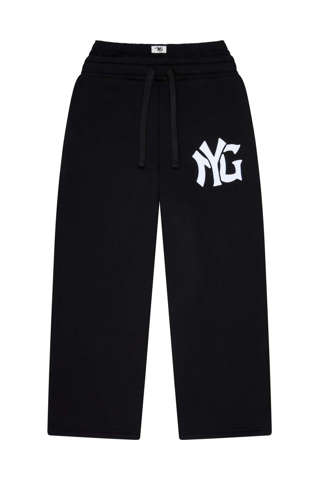 Unisex nan langt skåret hoodie sweatjakke med dobbeltsidet lynlås og logo-applikation Skovae
