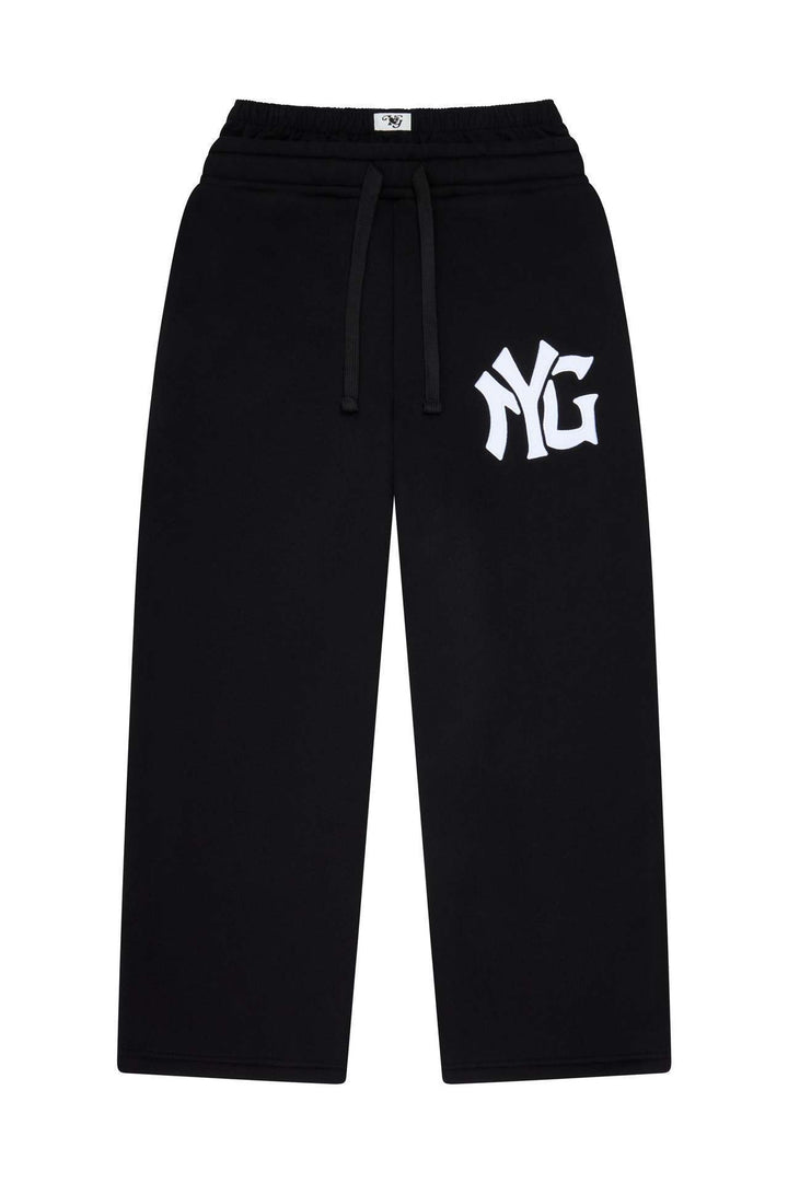 Unisex nan langt skåret hoodie sweatjakke med dobbeltsidet lynlås og logo-applikation Skovae