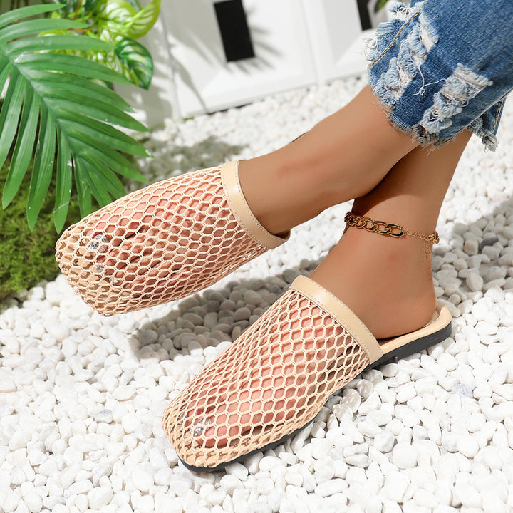 Dame fritids-sandaler med innovativt netdesign og behagelig sål Stilla