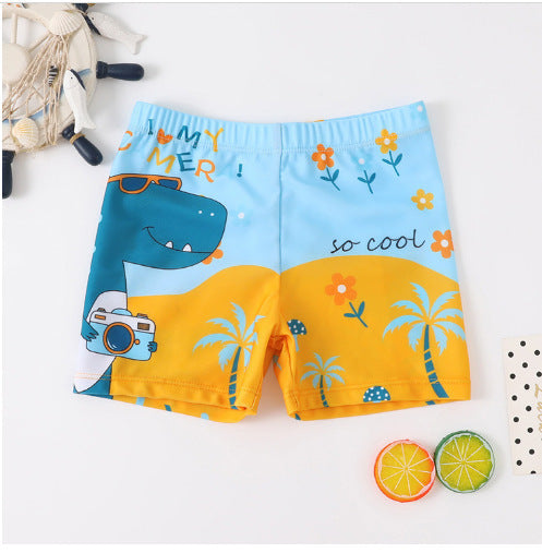 Drengernes bad shorts med maritimt motiv Skovae