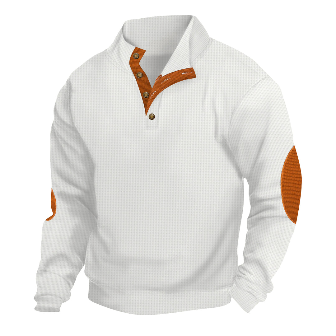 Herren Poloshirt med moderne lynlås og sporty accenter Stilla