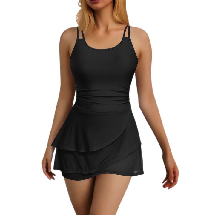 Dame Sporty svømmedragt med elegant skirt Skovae
