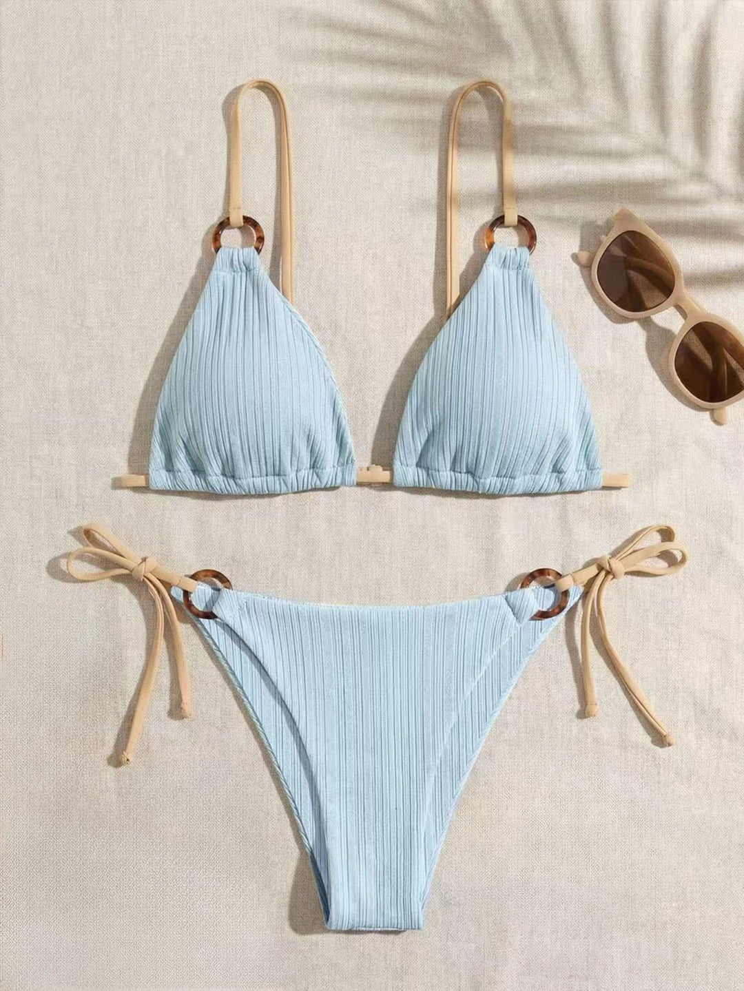 Dame trekantsbikini med justerbare stropper Skovae