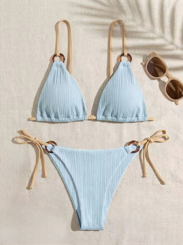 Dame trekantsbikini med justerbare stropper Skovae