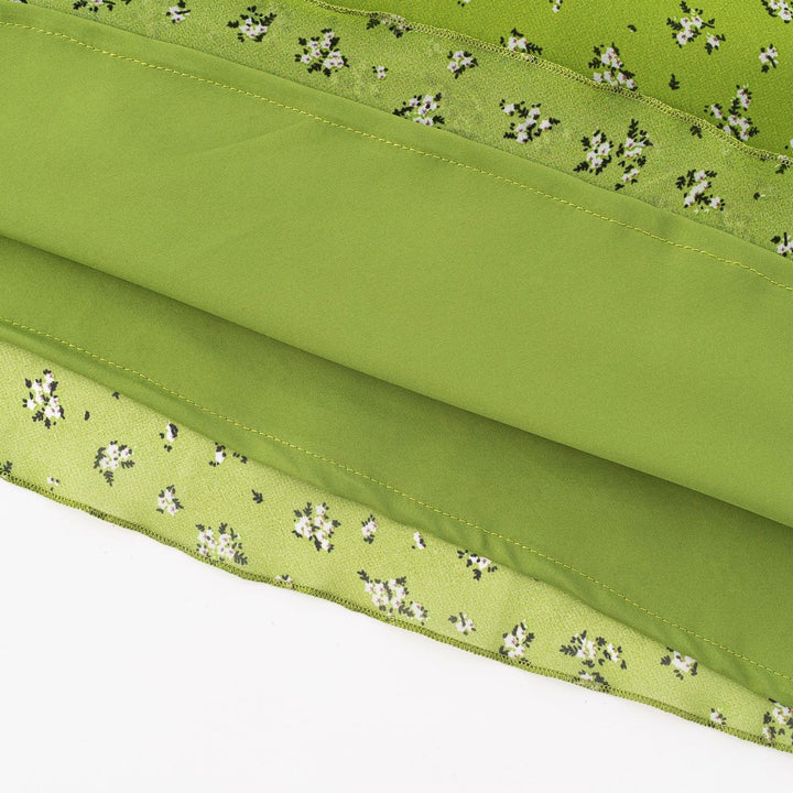 Dame maxikjole med blomsterprint og elegant V-hals Stilla