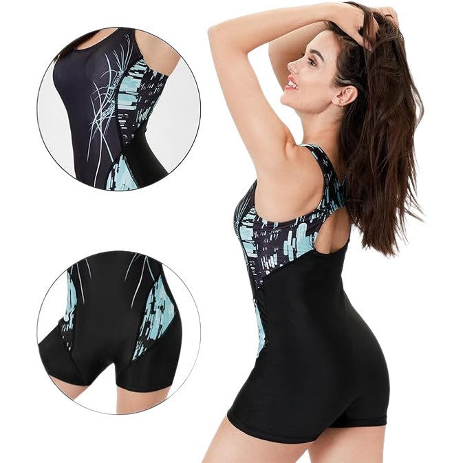 Dame Sportslig one-piece badedragt Skovae